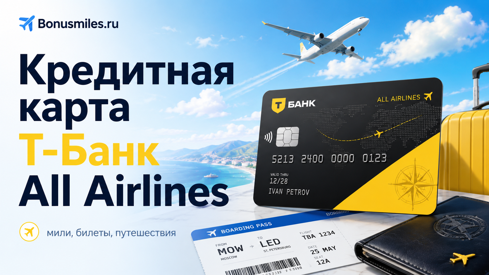 Кредитная карта T-Банк All Airlines