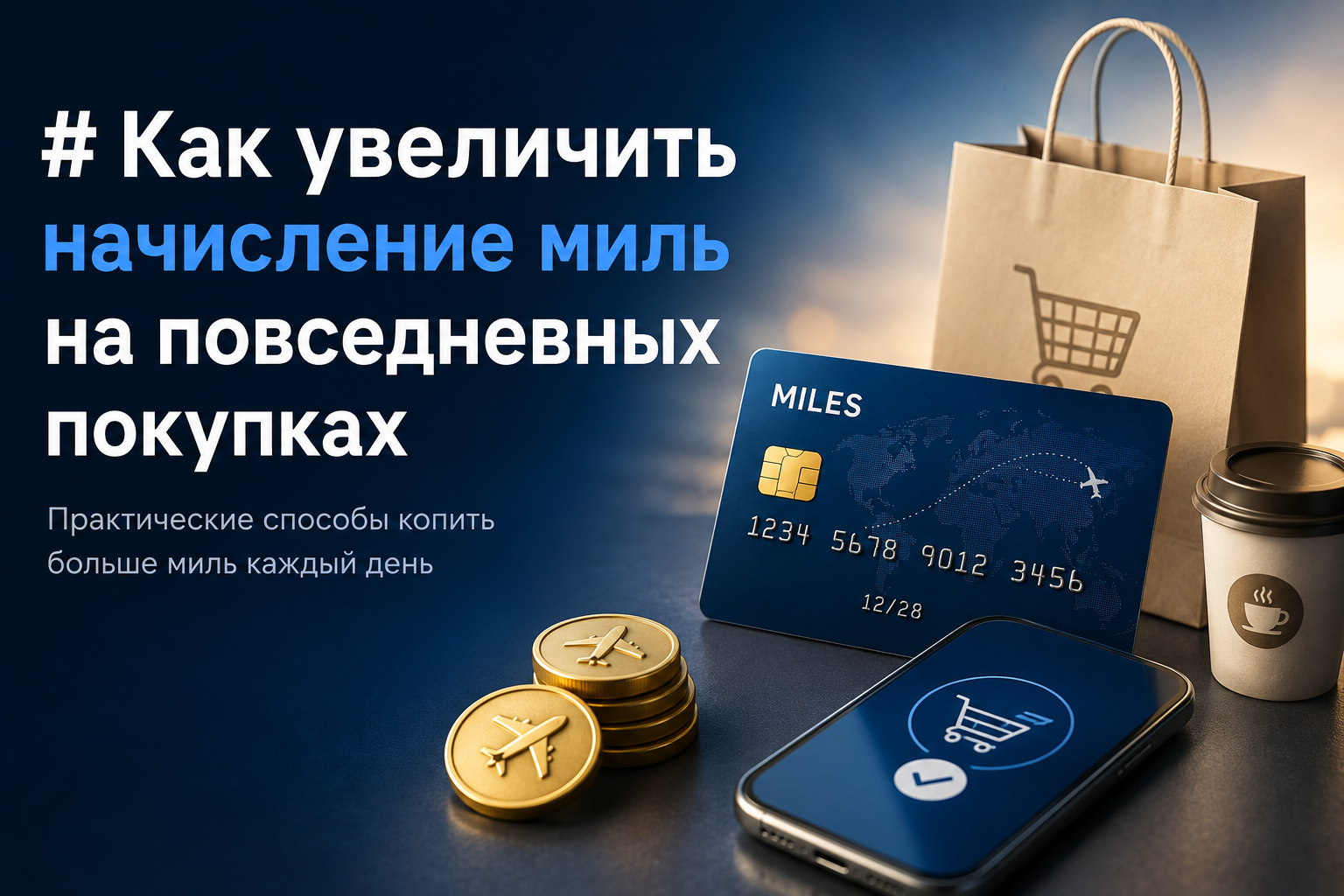 Как увеличить начисление миль на повседневных покупках